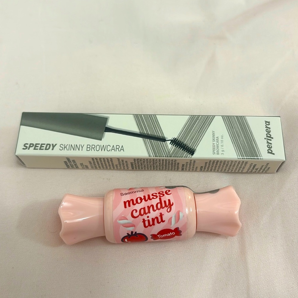 Korean velvet tint and eyebrow mascara!!